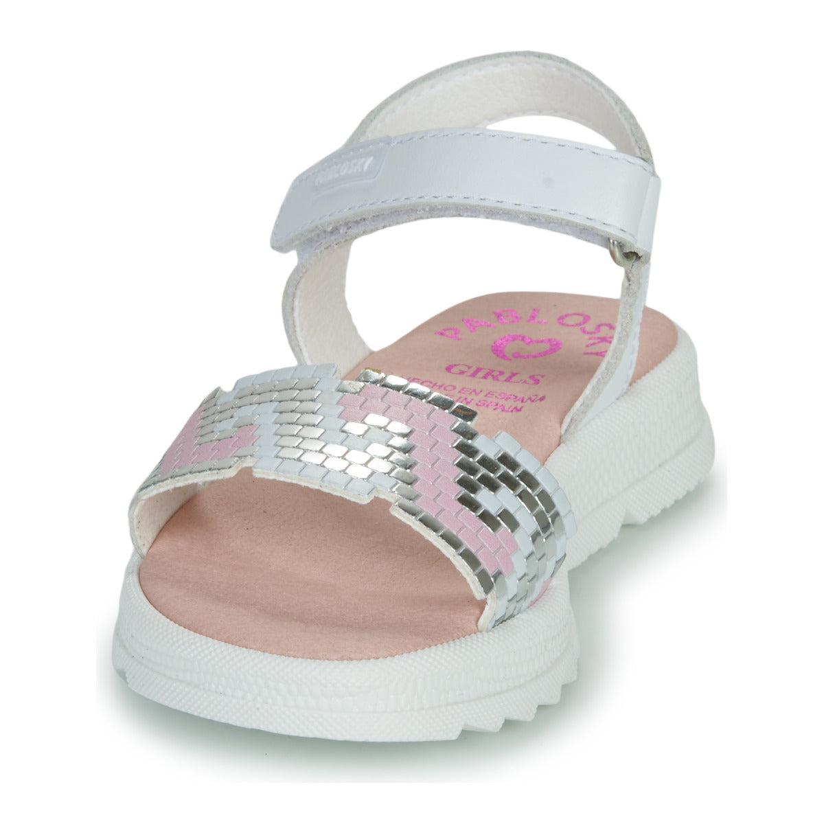 Sandali bambini ragazza Pablosky 431100 Bianco