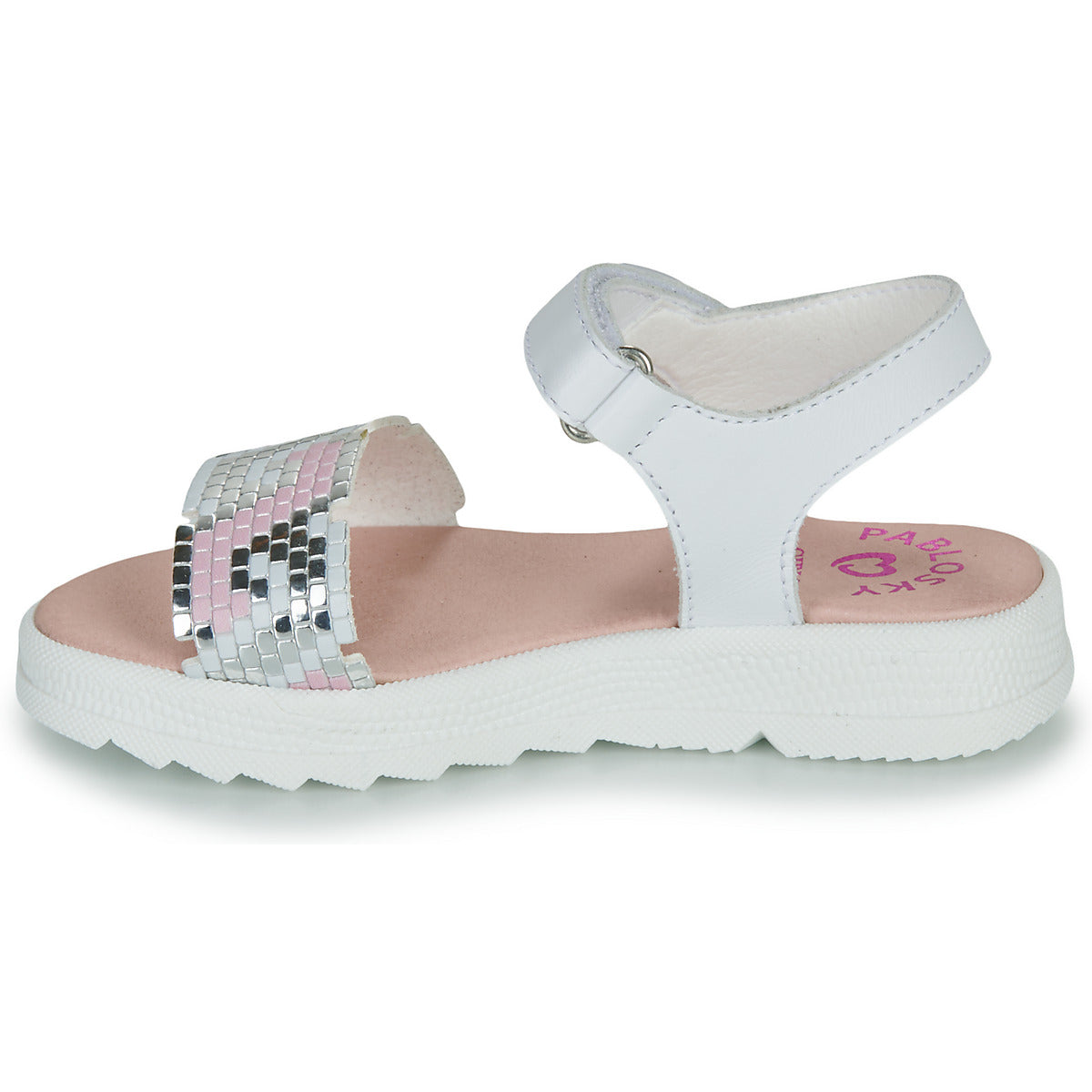 Sandali bambini ragazza Pablosky 431100 Bianco