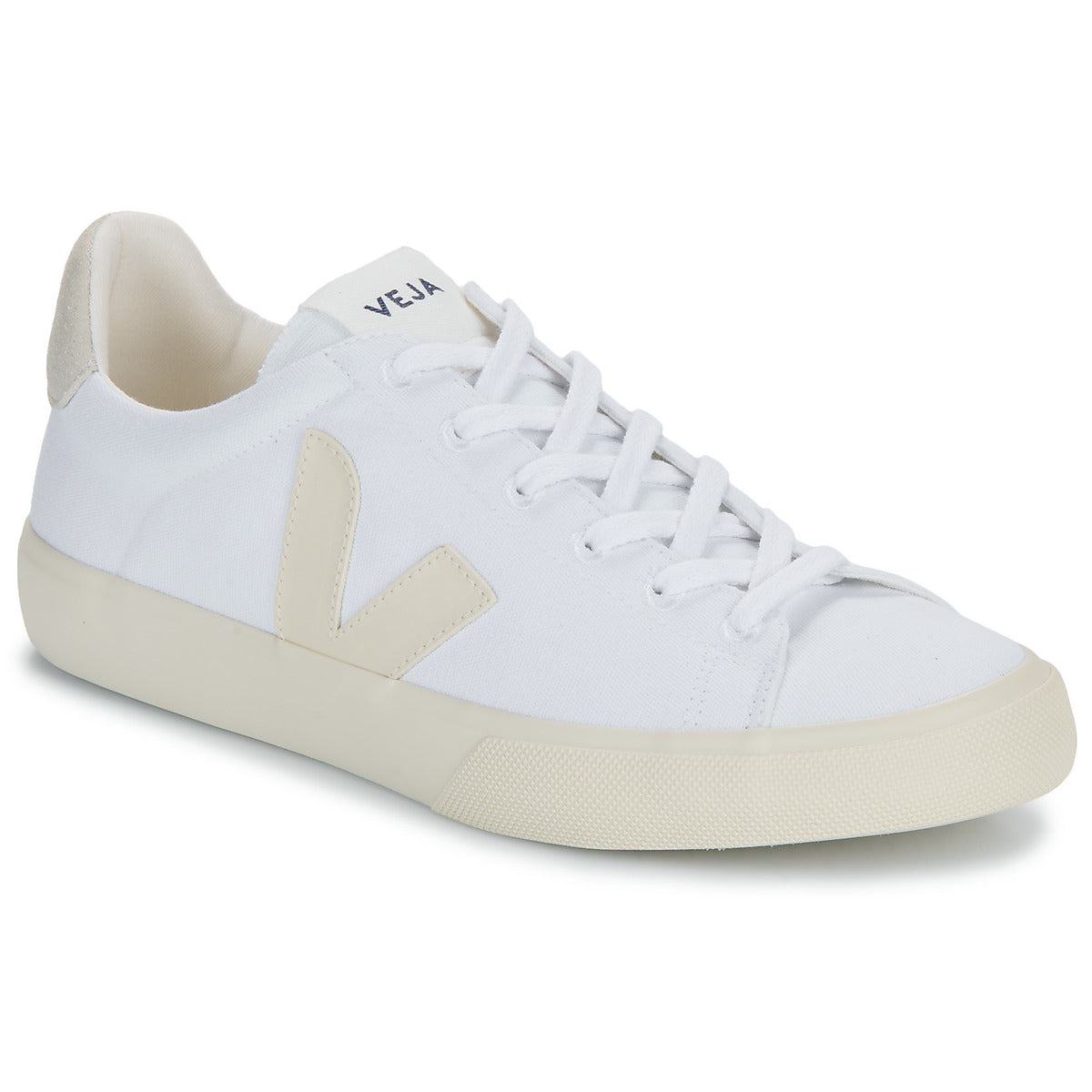 Sneakers Uomo Veja  CAMPO CANVAS  Bianco