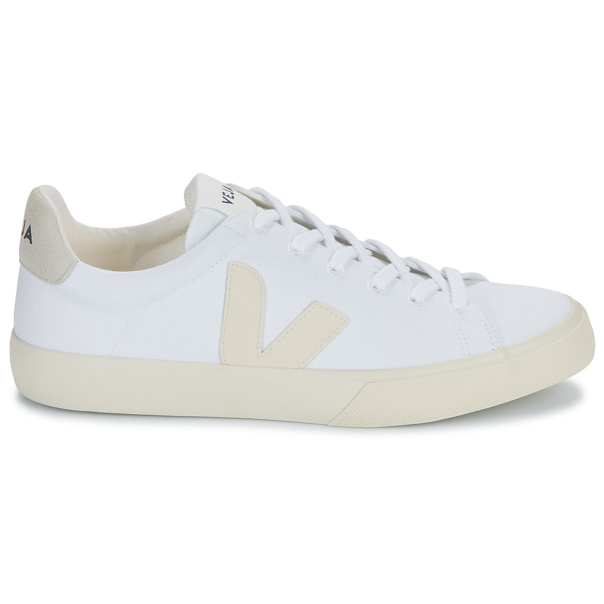 Sneakers Uomo Veja  CAMPO CANVAS  Bianco
