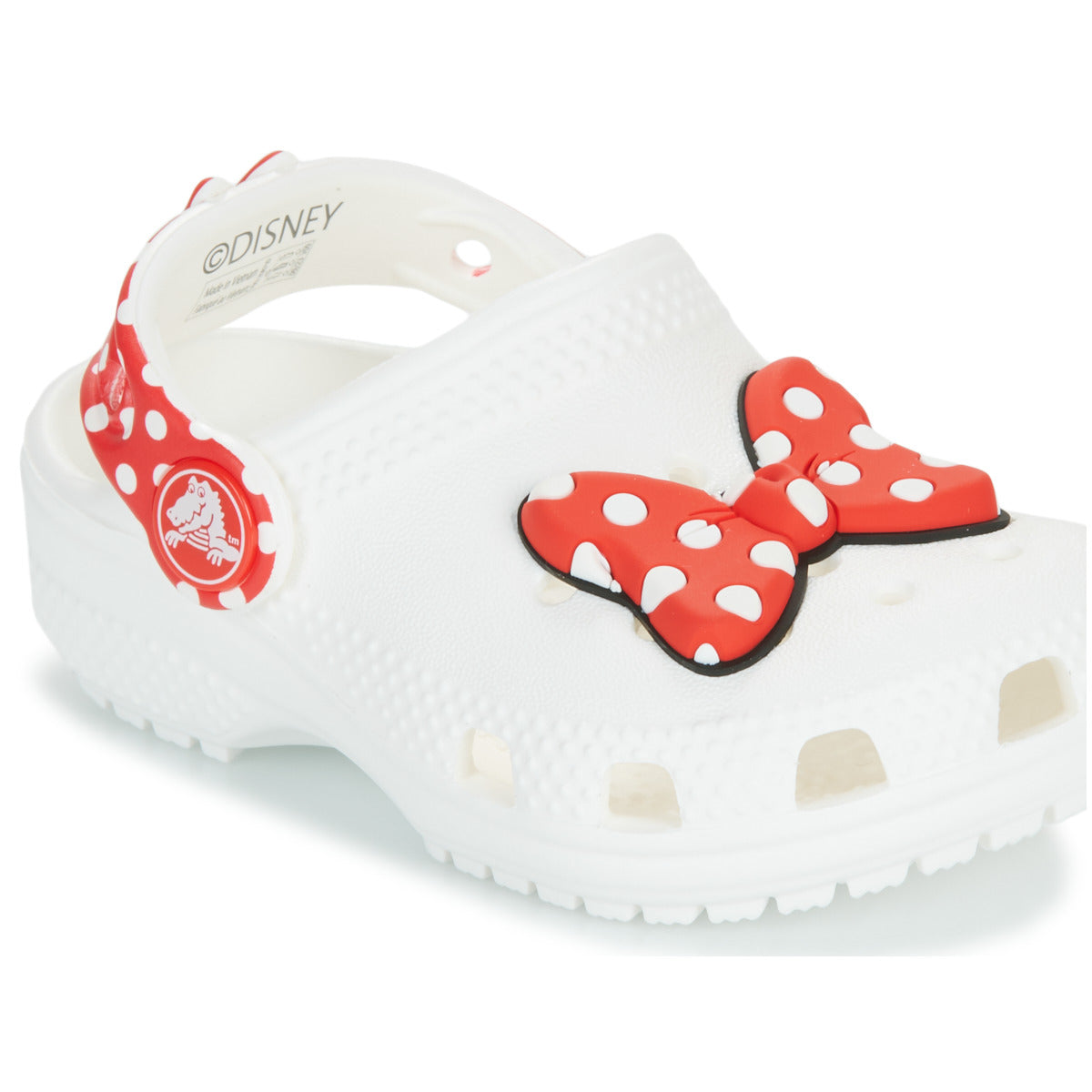 Scarpe bambini ragazza Crocs  Disney Minnie Mouse Cls Clg T  Bianco