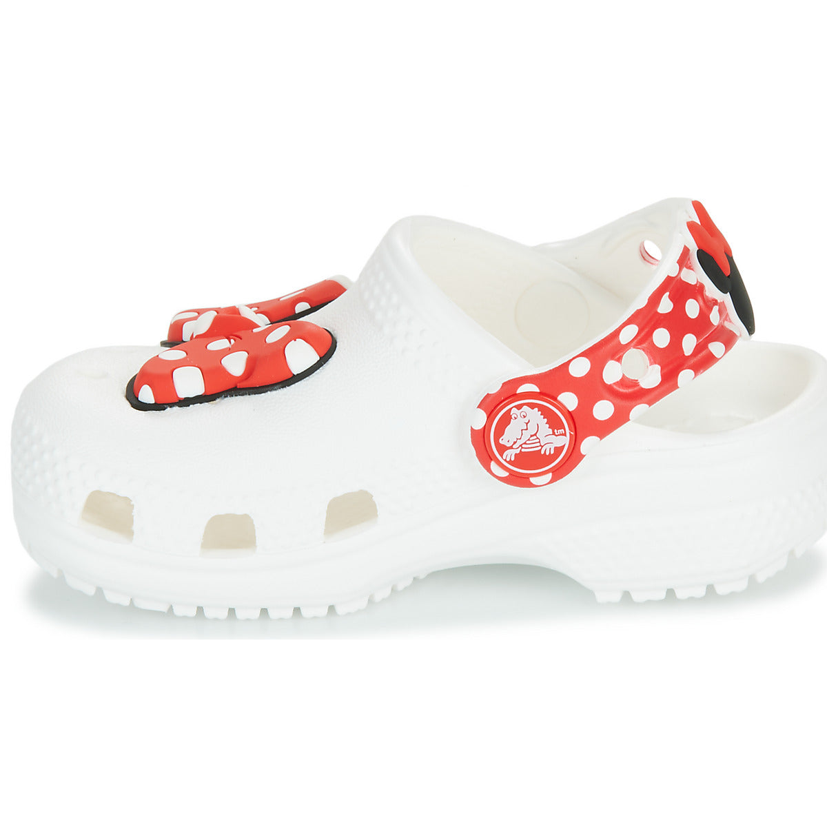 Scarpe bambini ragazza Crocs  Disney Minnie Mouse Cls Clg T  Bianco