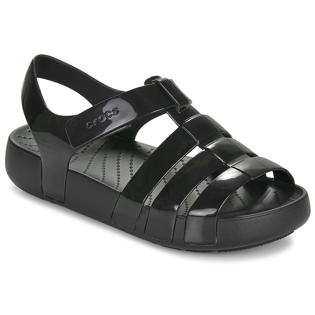 Sandali bambini ragazza Crocs  Isabella Sandal K  Nero