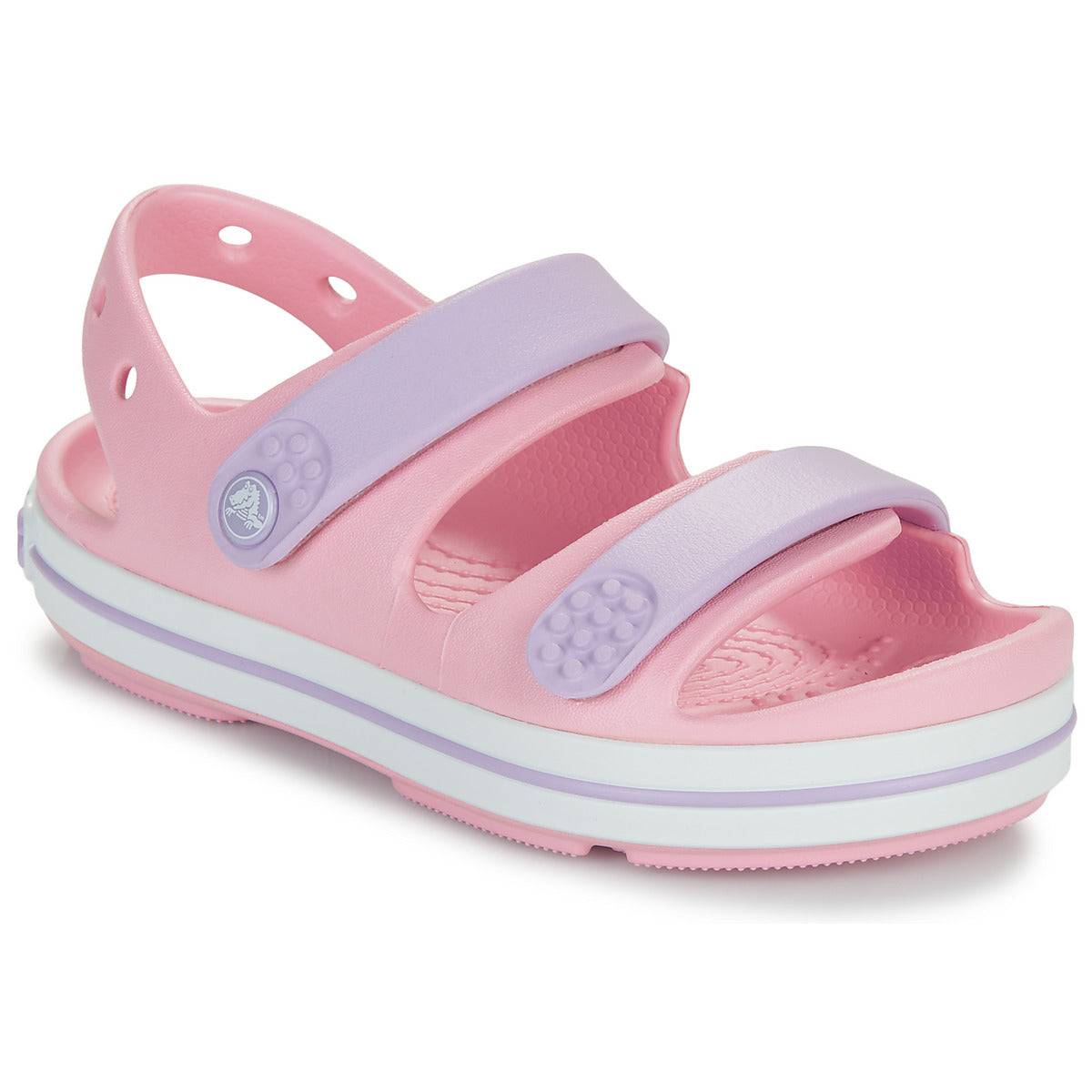 Sandali bambini ragazza Crocs  Crocband Cruiser Sandal K  Rosa