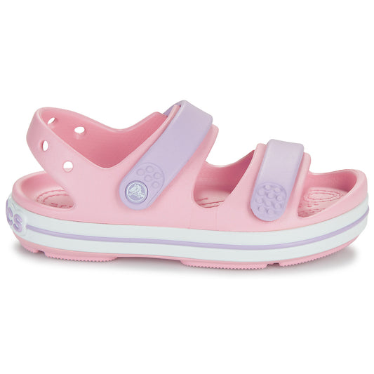 Sandali bambini ragazza Crocs  Crocband Cruiser Sandal K  Rosa