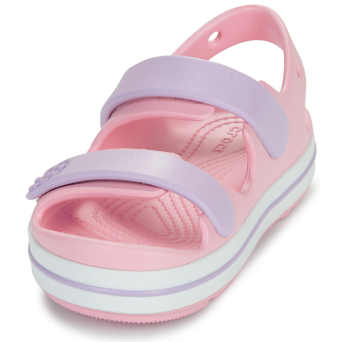 Sandali bambini ragazza Crocs  Crocband Cruiser Sandal K  Rosa