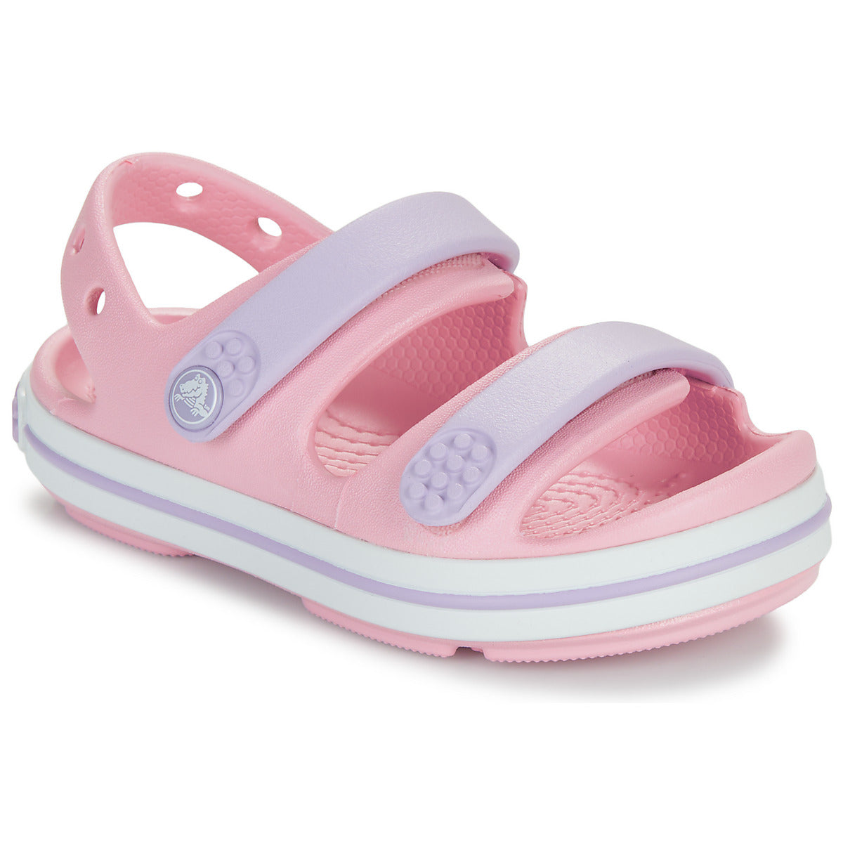 Sandali bambini ragazza Crocs  Crocband Cruiser Sandal T  Rosa