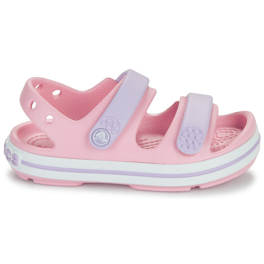 Sandali bambini ragazza Crocs  Crocband Cruiser Sandal T  Rosa