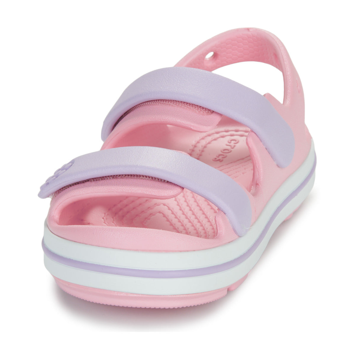 Sandali bambini ragazza Crocs  Crocband Cruiser Sandal T  Rosa