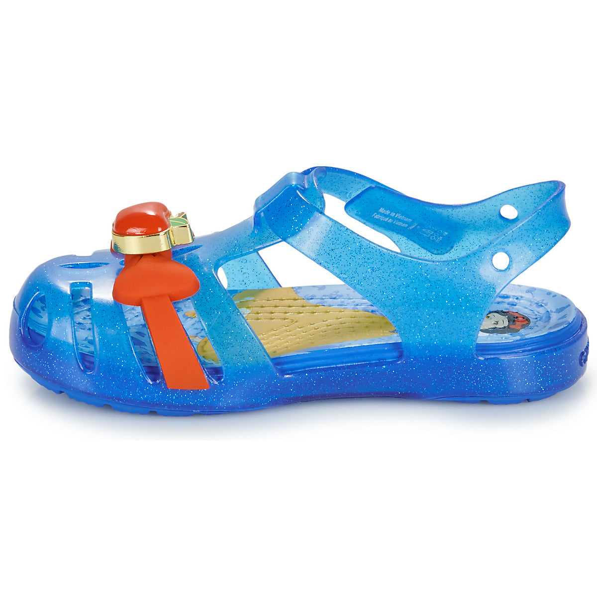 Sandali bambini ragazza Crocs  Snow White Isabella Sandal T  Blu