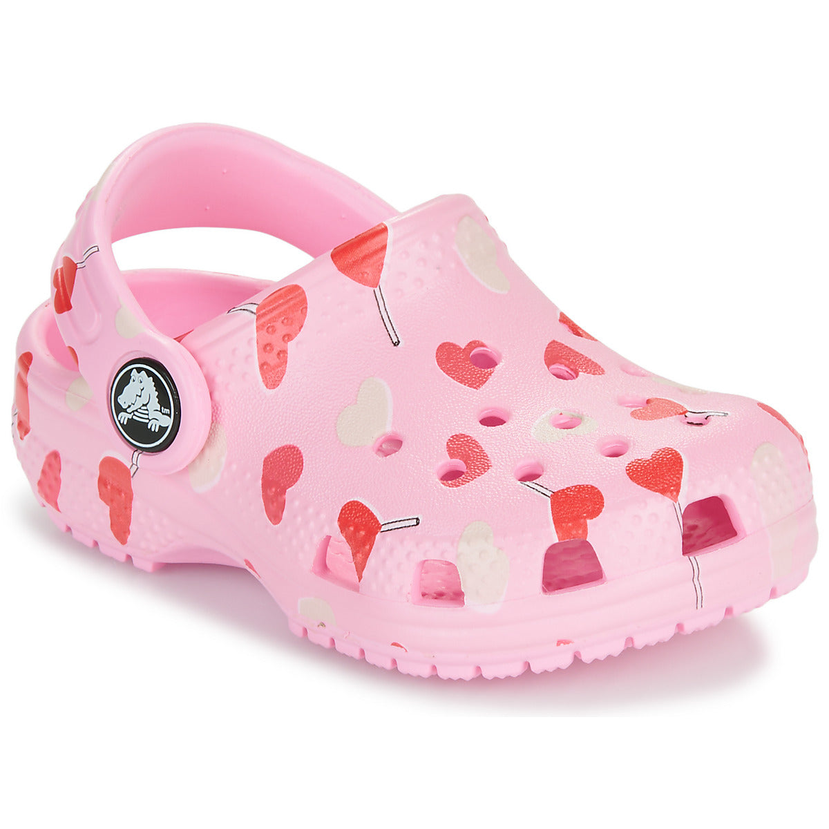 Scarpe bambini ragazza Crocs  Classic VDay Clog T  Rosa