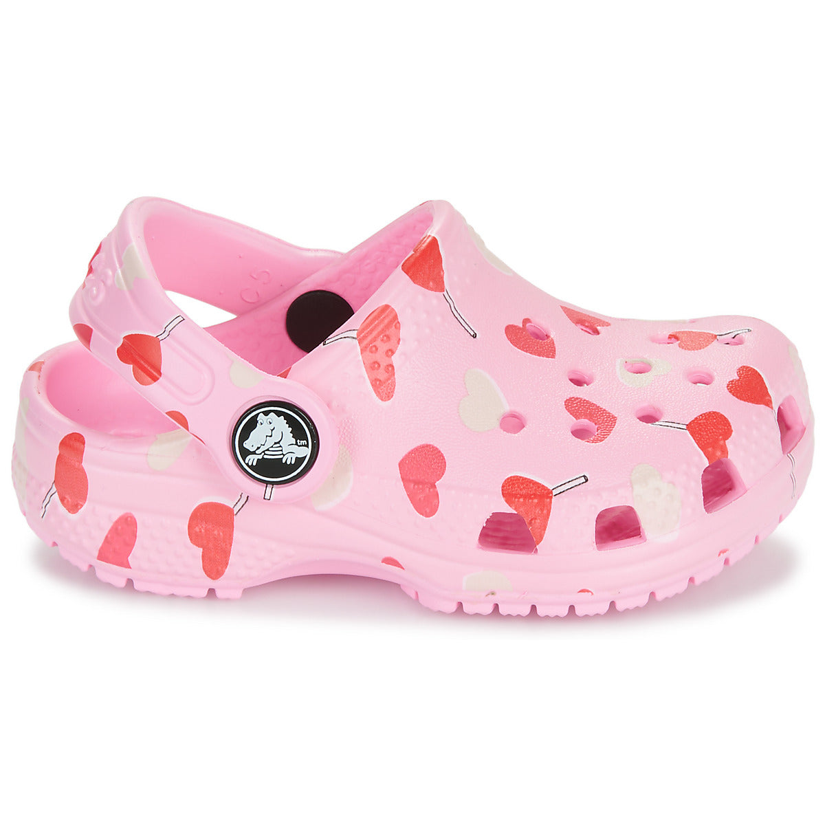 Scarpe bambini ragazza Crocs  Classic VDay Clog T  Rosa