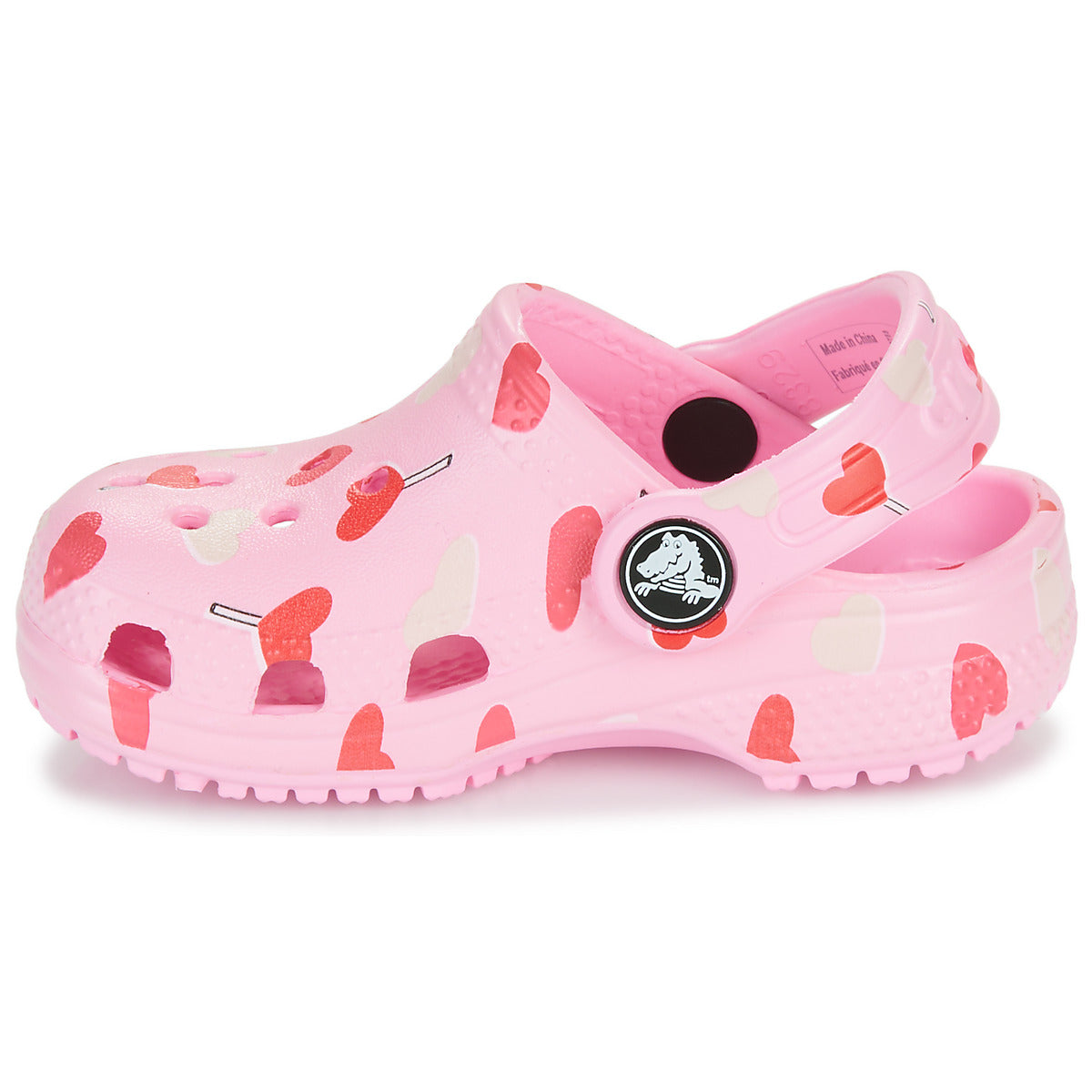 Scarpe bambini ragazza Crocs  Classic VDay Clog T  Rosa