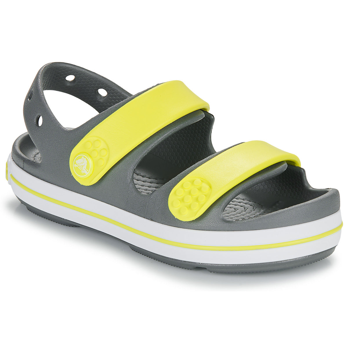 Sandali bambini ragazza Crocs  Crocband Cruiser Sandal K  Grigio