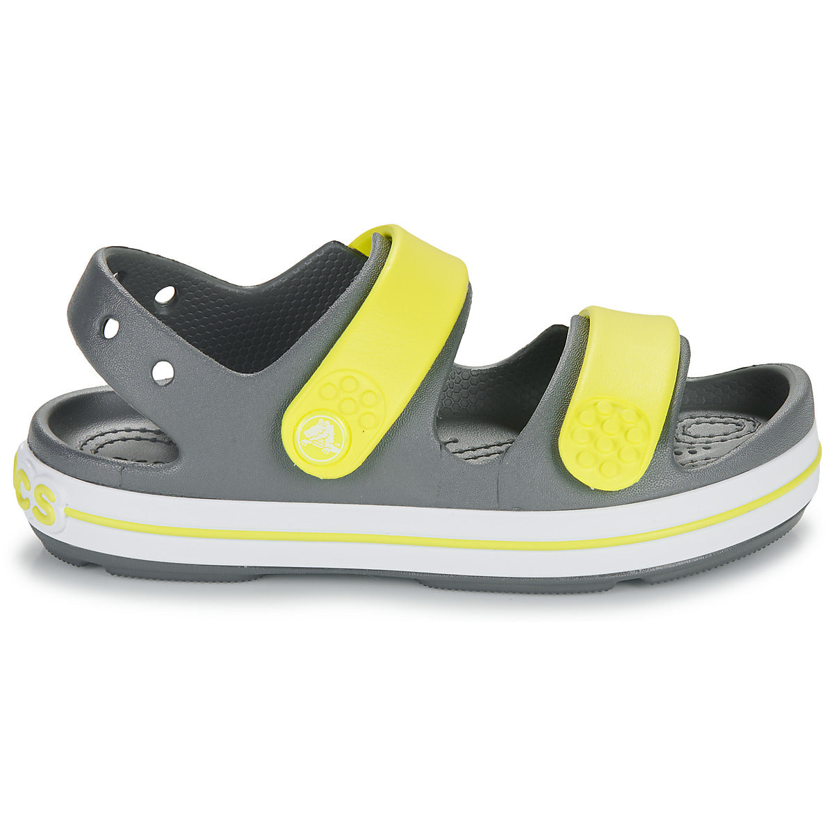 Sandali bambini ragazzo Crocs  Crocband Cruiser Sandal K  Grigio