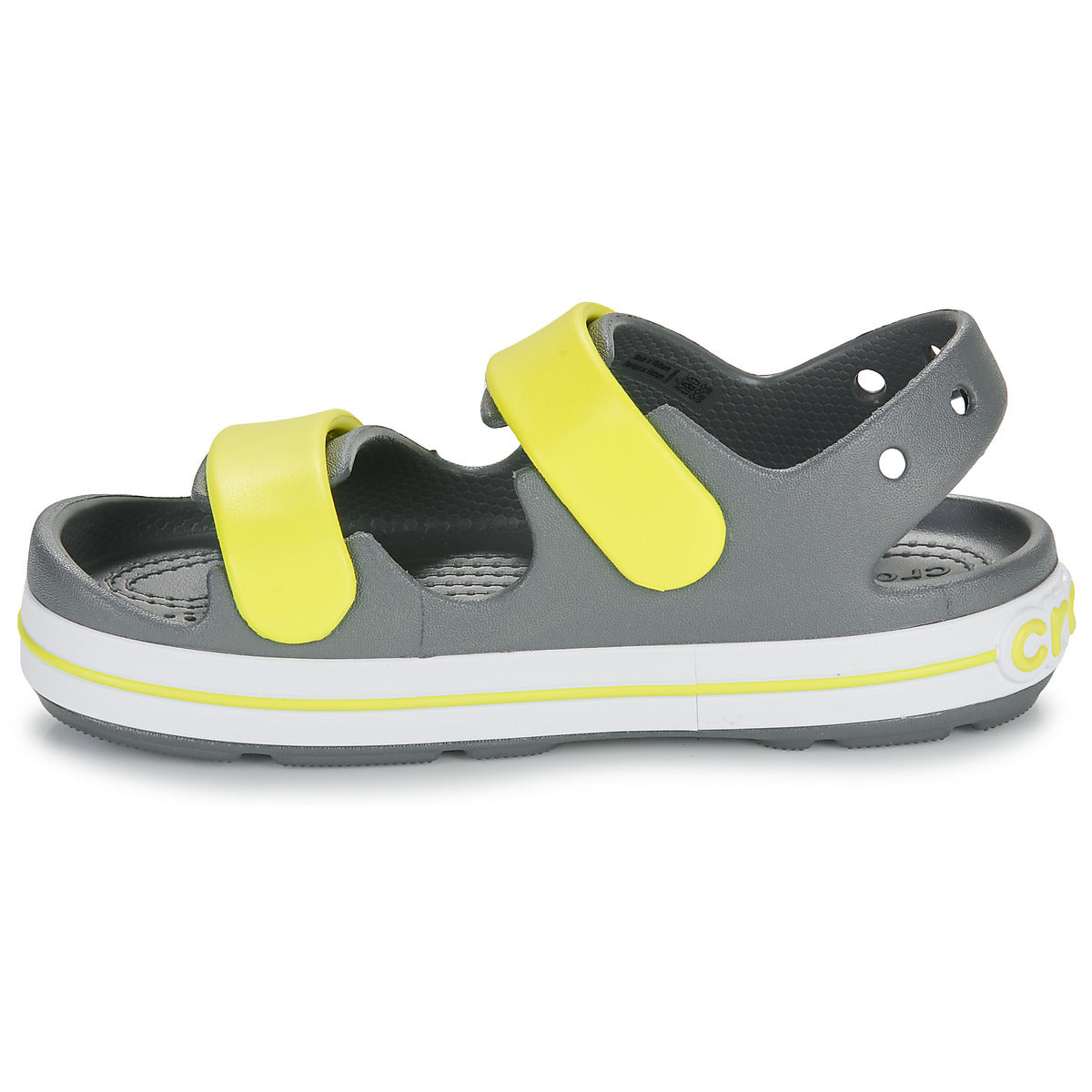 Sandali bambini ragazza Crocs  Crocband Cruiser Sandal K  Grigio