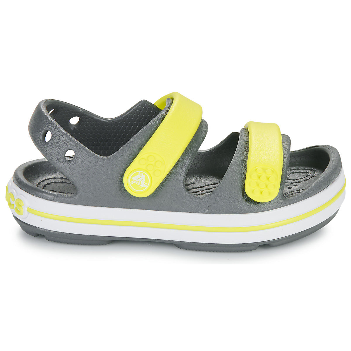 Sandali bambini ragazza Crocs  Crocband Cruiser Sandal T  Grigio