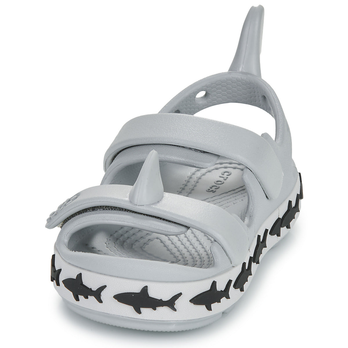 Sandali bambini ragazzo Crocs  Crocband Cruiser Shark SandalT  Grigio