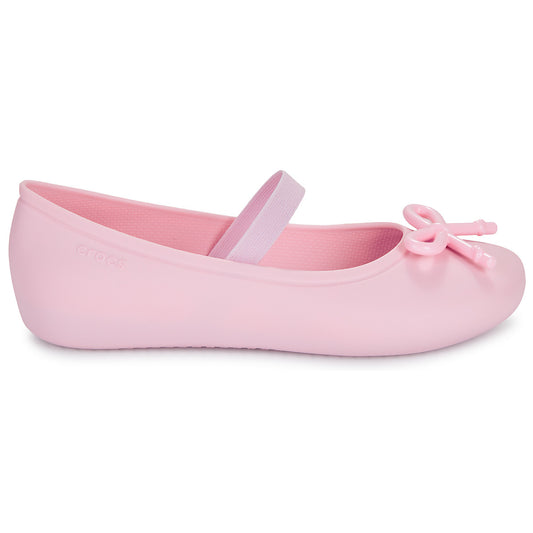 Ballerine bambina ragazza Crocs  Brooklyn Bow Flat K  Rosa