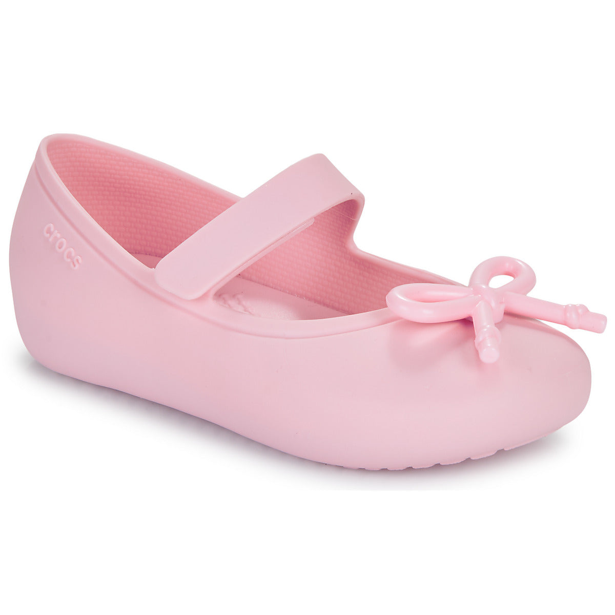 Ballerine bambina ragazza Crocs  Brooklyn Bow Mary Jane Flat T  Rosa