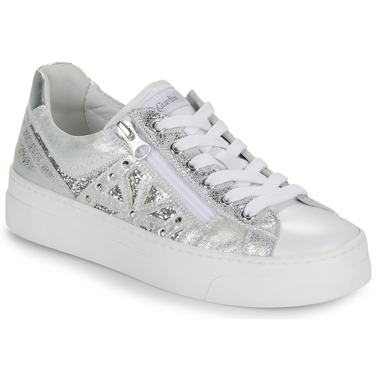 Sneakers basse Donna NeroGiardini  E409930D  Argento