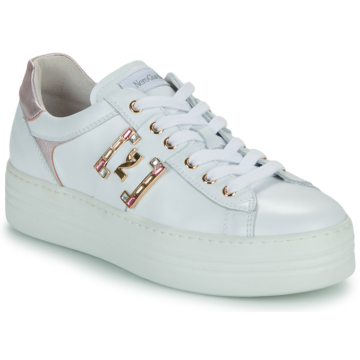 Sneakers basse Donna NeroGiardini  E409967D  Bianco