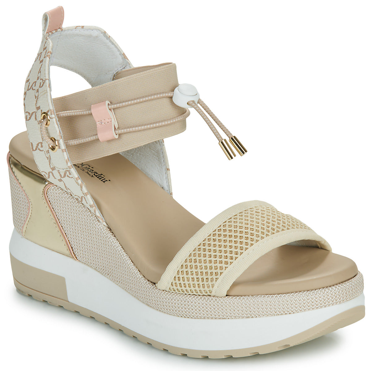 Sandali Donna NeroGiardini  E410680D  Beige