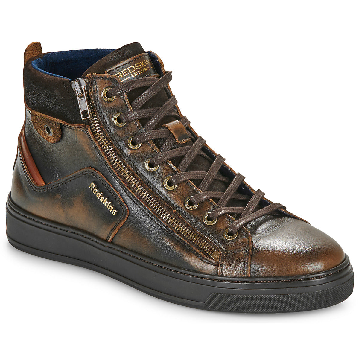 Sneakers alte Uomo Redskins  HOPESI  Marrone
