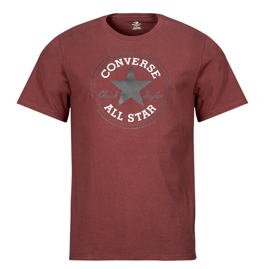 T-shirt Uomo Converse  CHUCK PATCH TEE CHERRY DAZE  Bordeaux