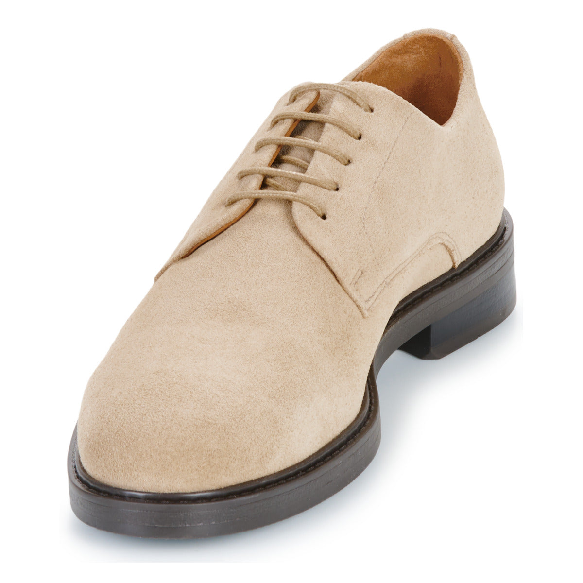 Scarpe Uomo Selected  SLHBLAKE SUEDE DERBY SHOE B  Beige