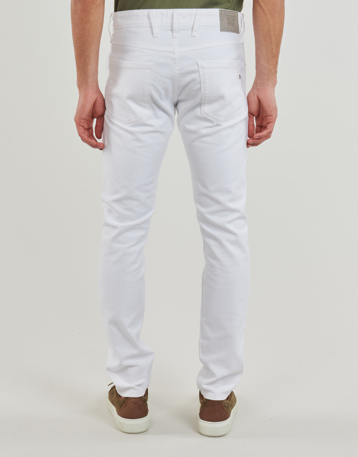 Jeans Slim Uomo Replay  M914-000-80693C2  Bianco