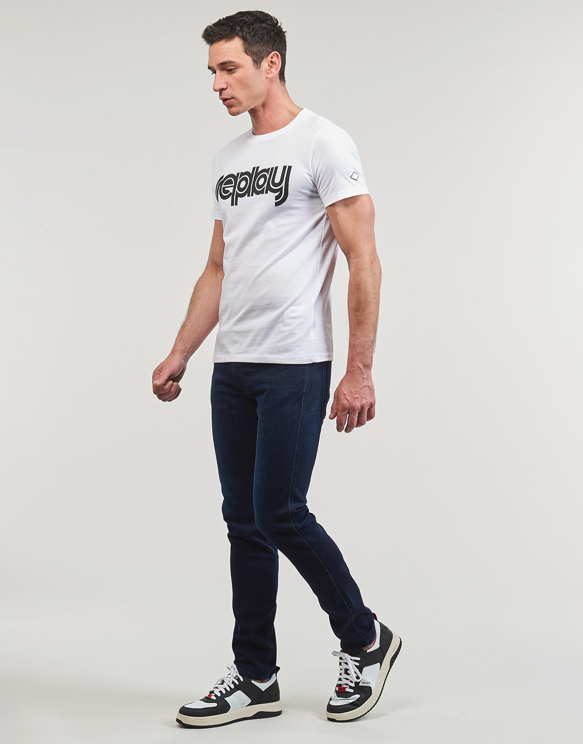 Jeans Slim Uomo Replay  ELIA  Blu