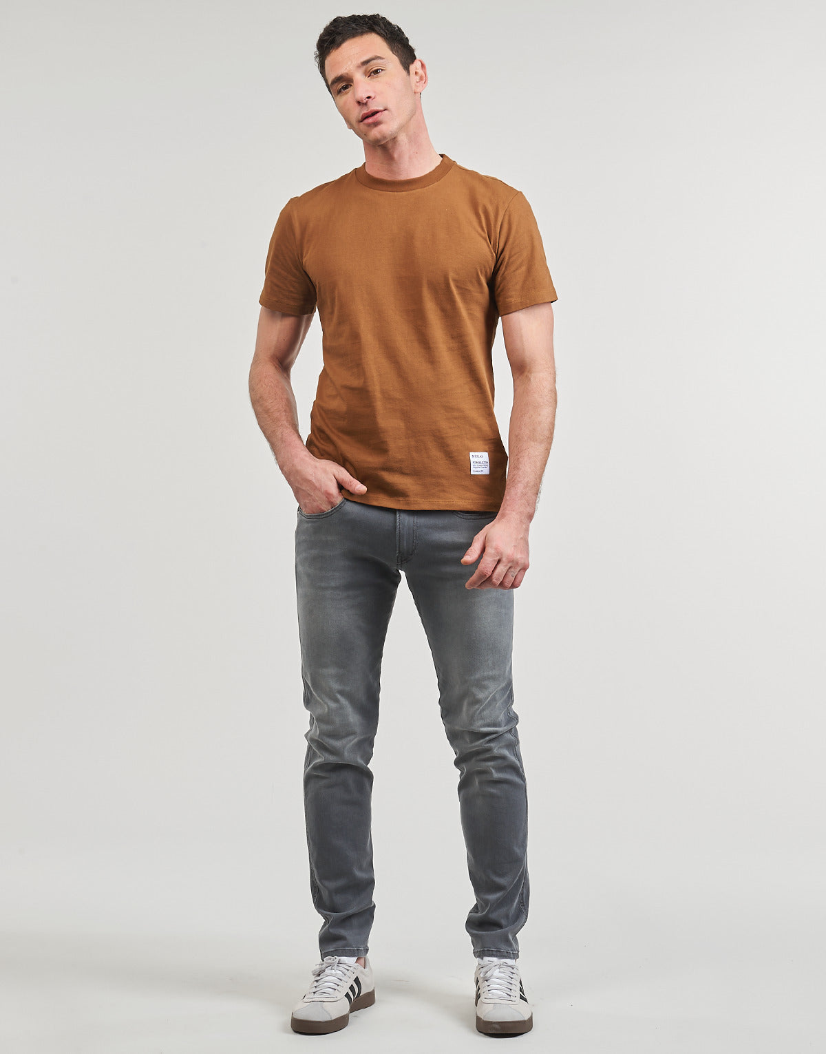 Jeans Slim Uomo Replay  M914-000-103C35  Grigio