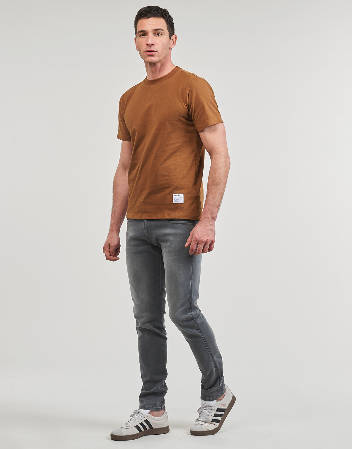 Jeans Slim Uomo Replay  M914-000-103C35  Grigio