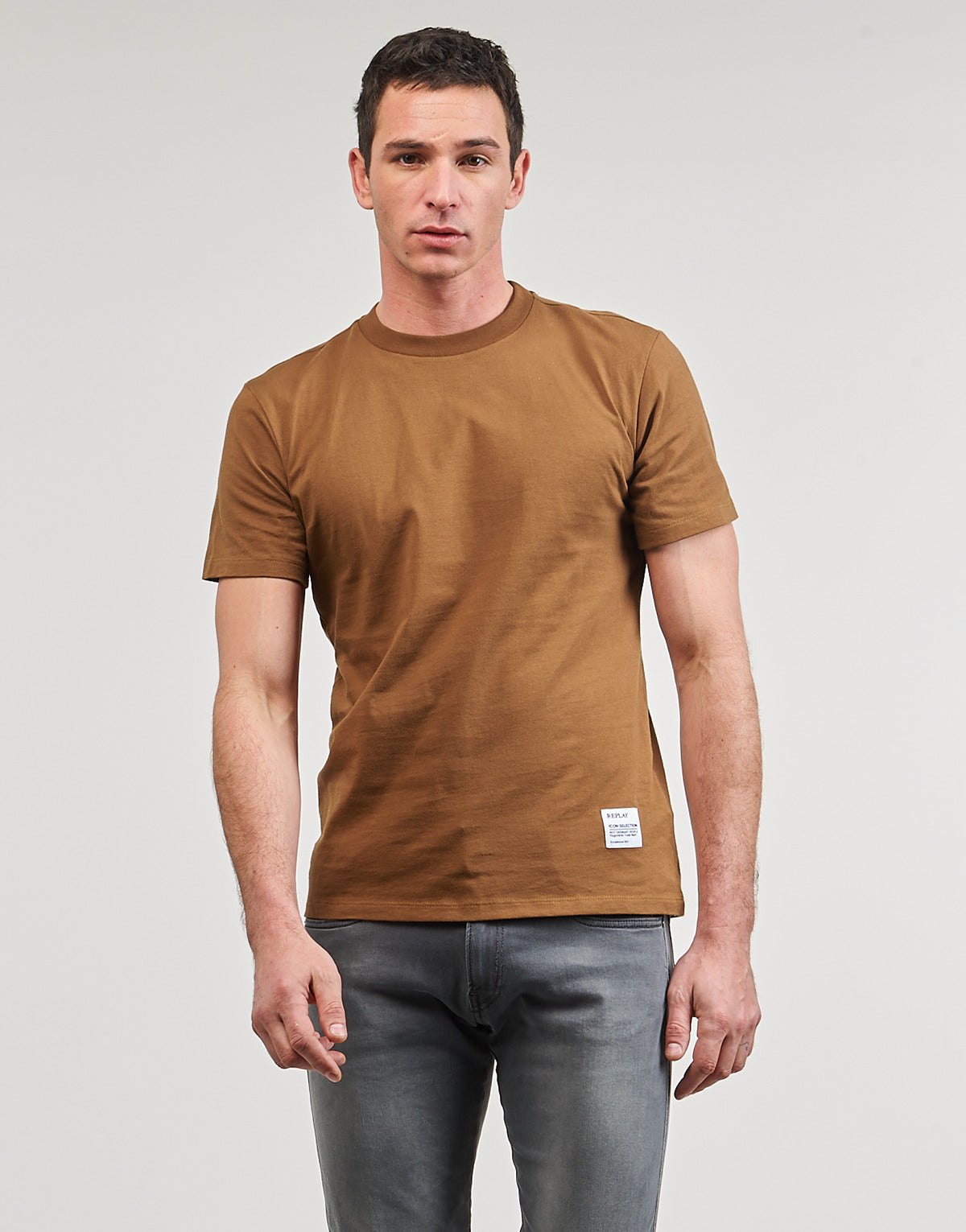 T-shirt Uomo Replay  M6665A-000-23608P  Marrone