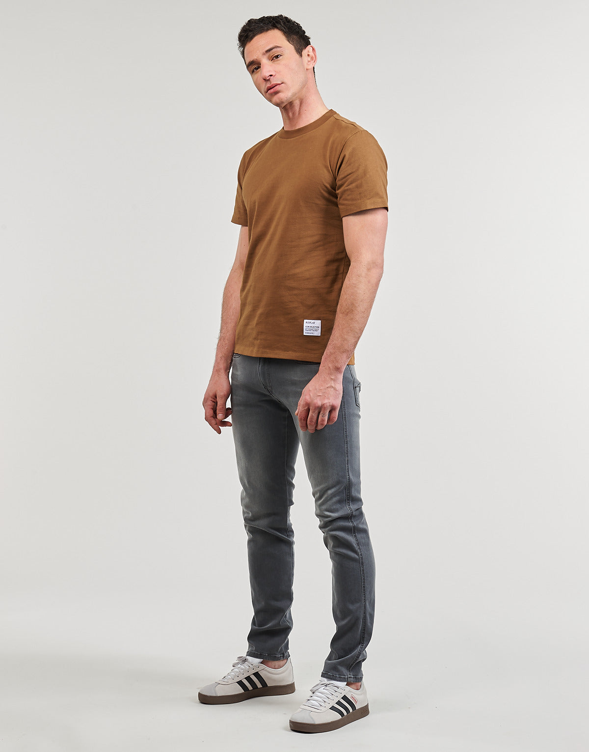 T-shirt Uomo Replay  M6665A-000-23608P  Marrone