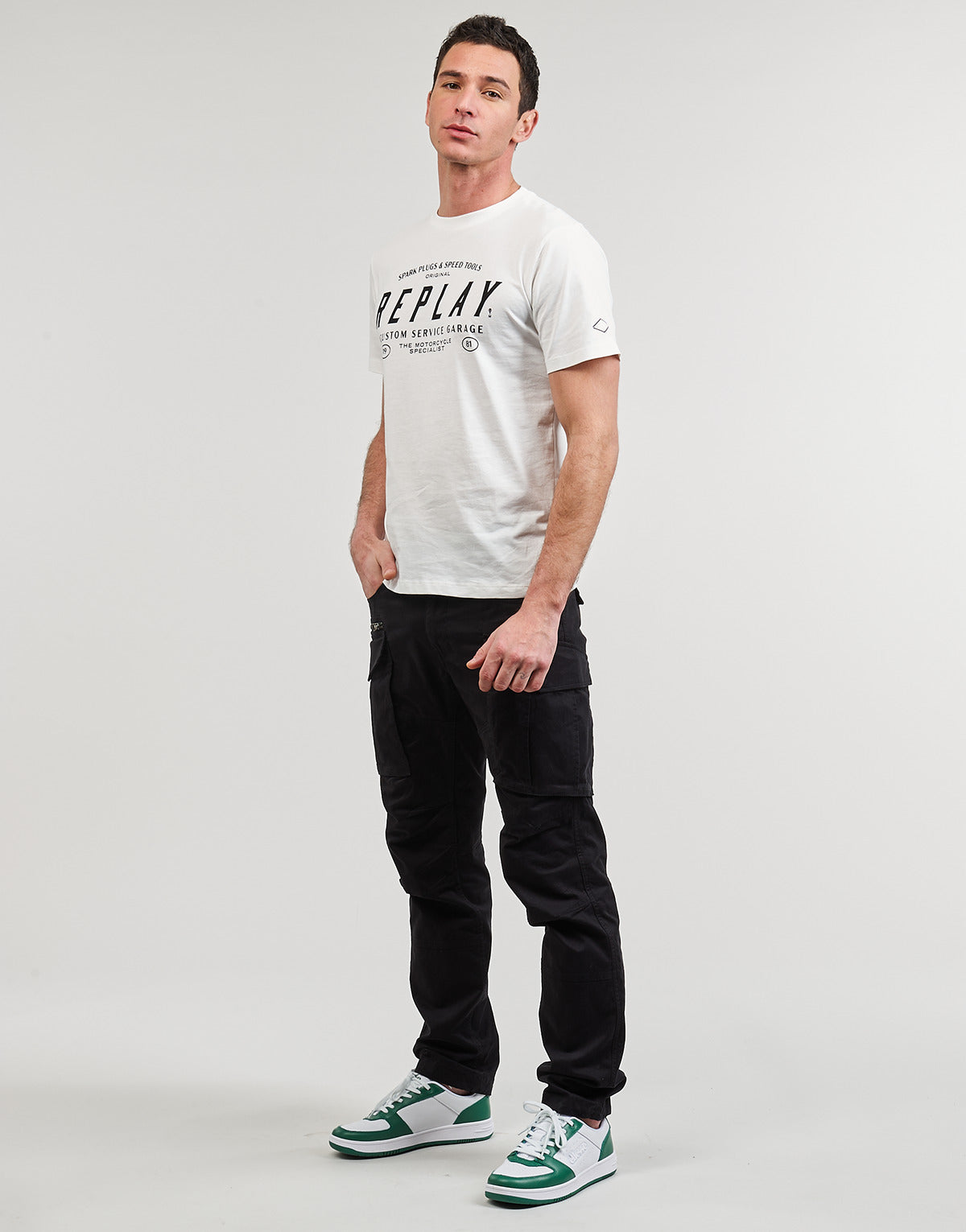 T-shirt Uomo Replay  M6840-000-2660  Bianco