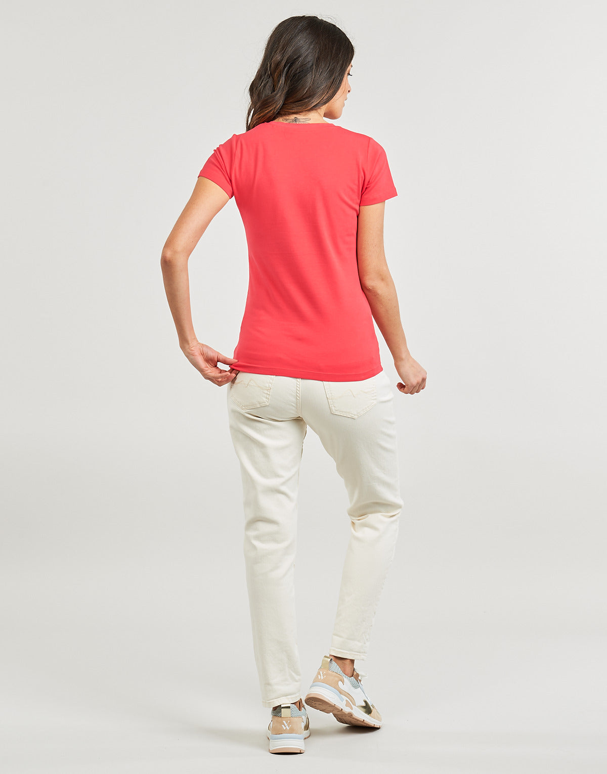 T-shirt Donna Pepe jeans NEW VIRGINIA SS N Rosso