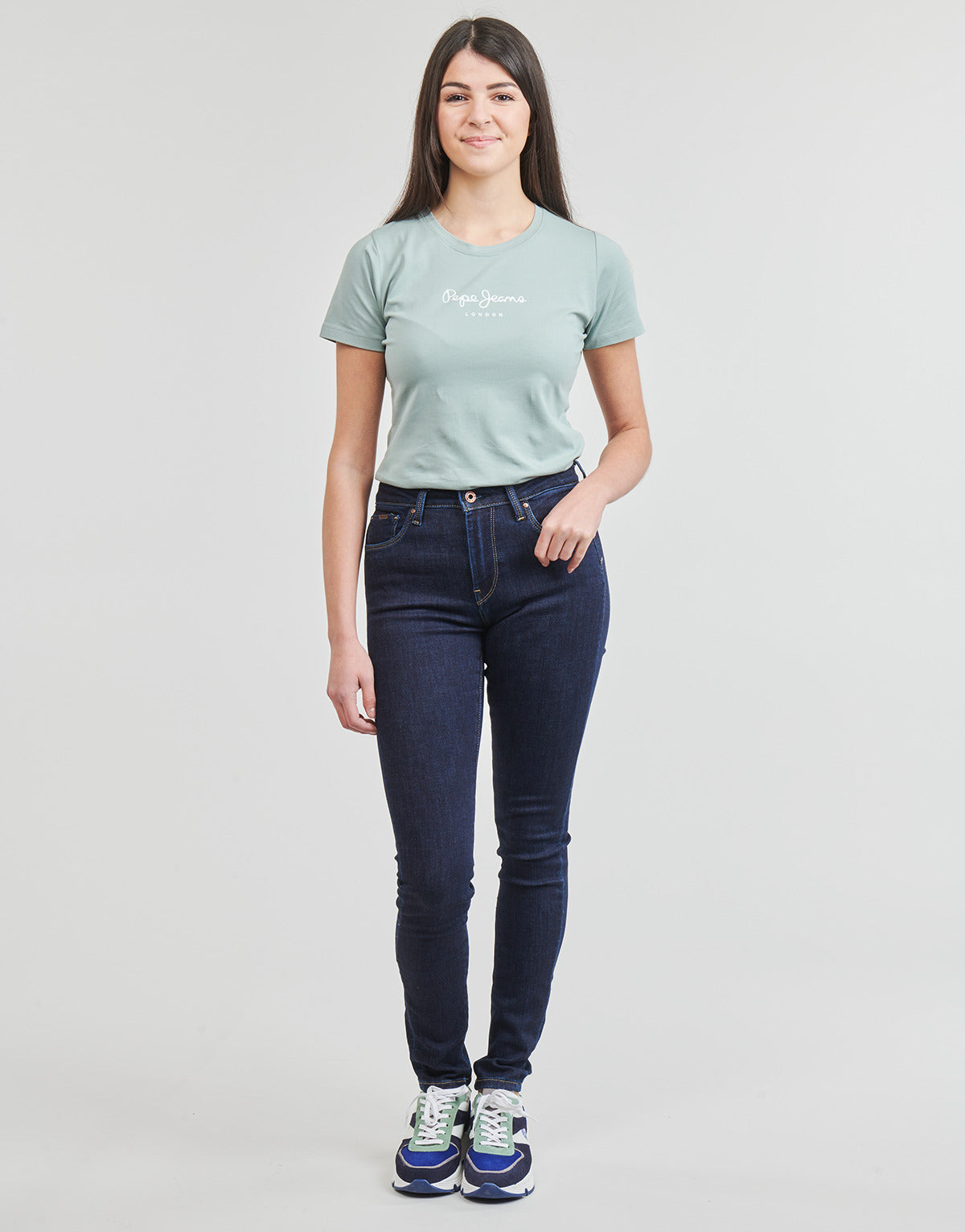 Jeans skynny Donna Pepe jeans  SKINNY JEANS HW  Blu