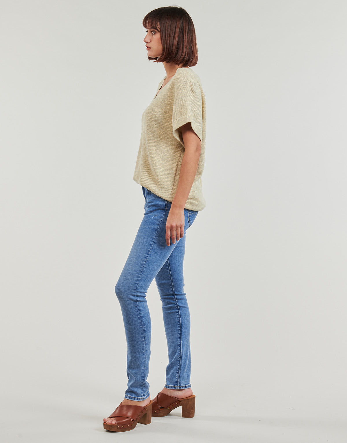 Jeans Slim Donna Pepe jeans  SLIM JEANS LW  Blu