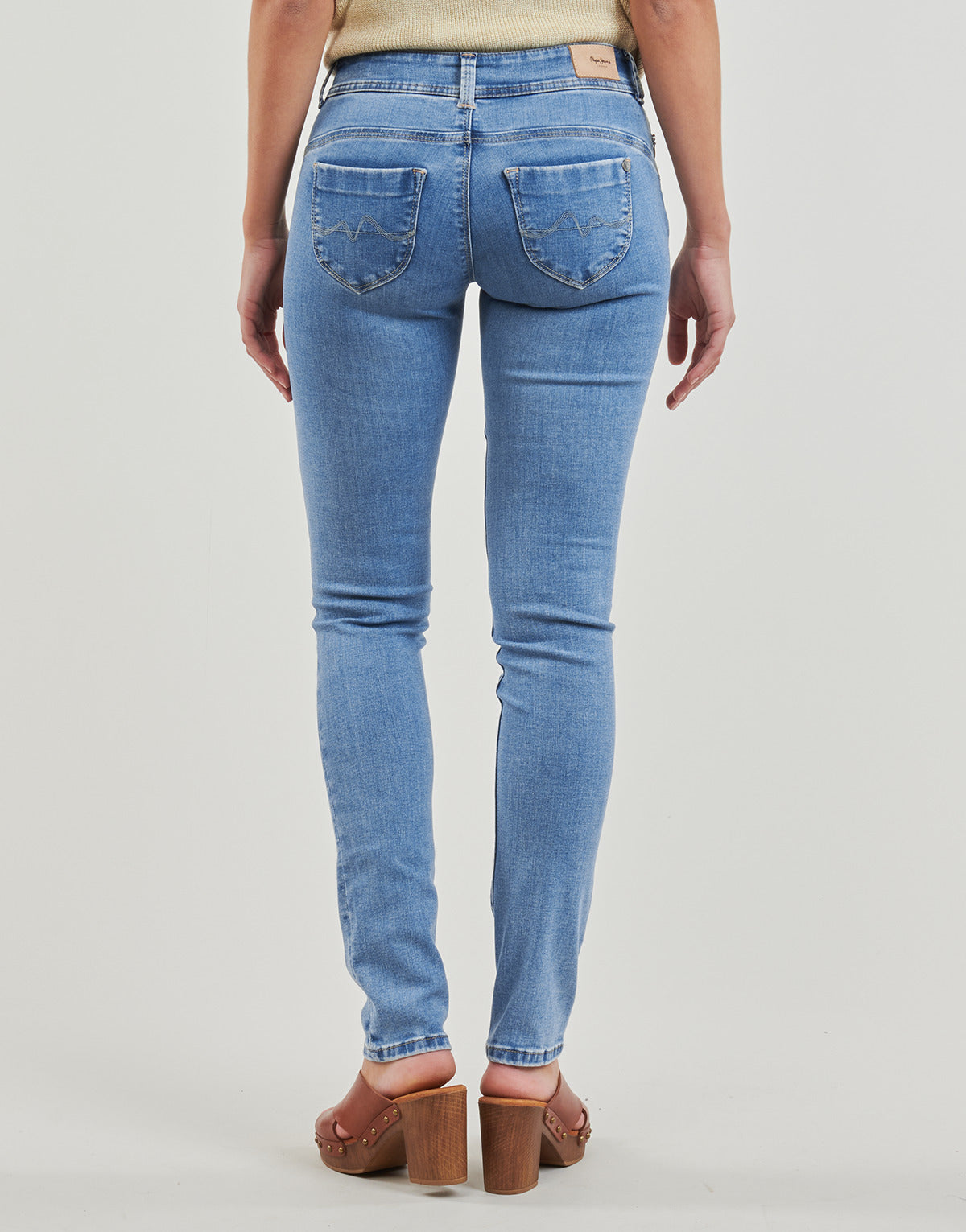 Jeans Slim Donna Pepe jeans  SLIM JEANS LW  Blu