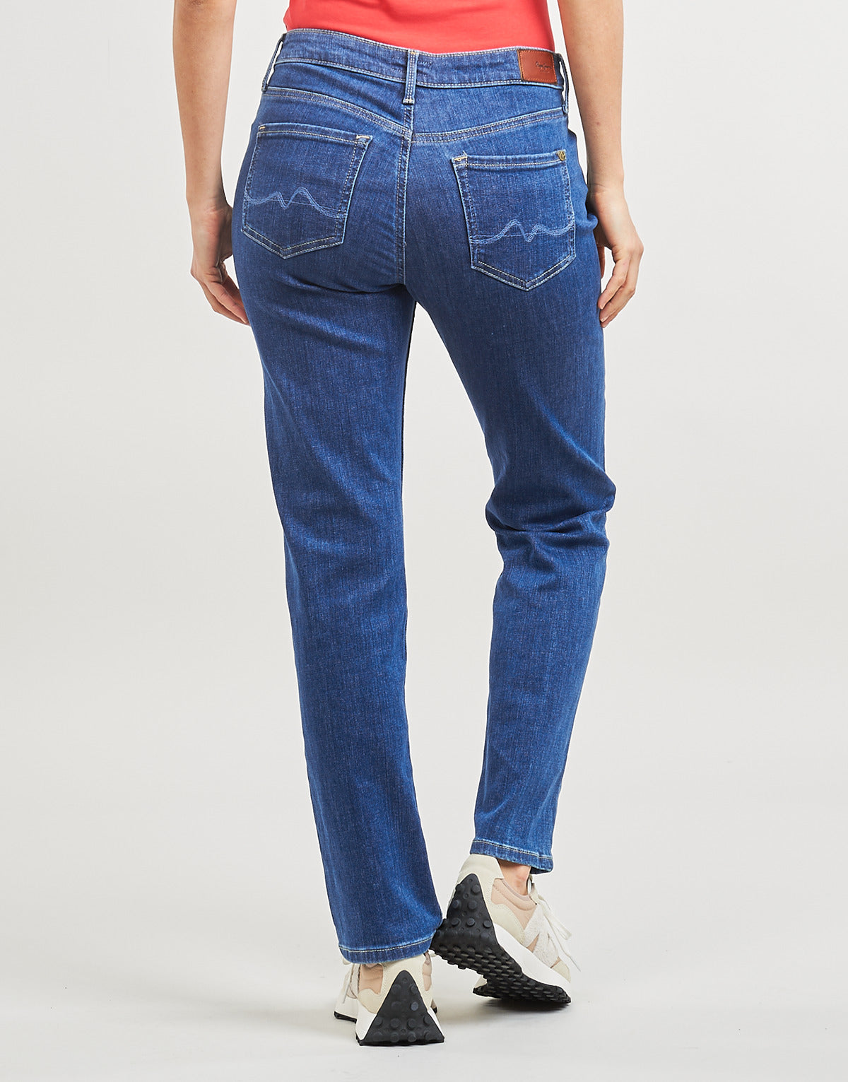 Jeans Donna Pepe jeans  STRAIGHT JEANS HW  Blu