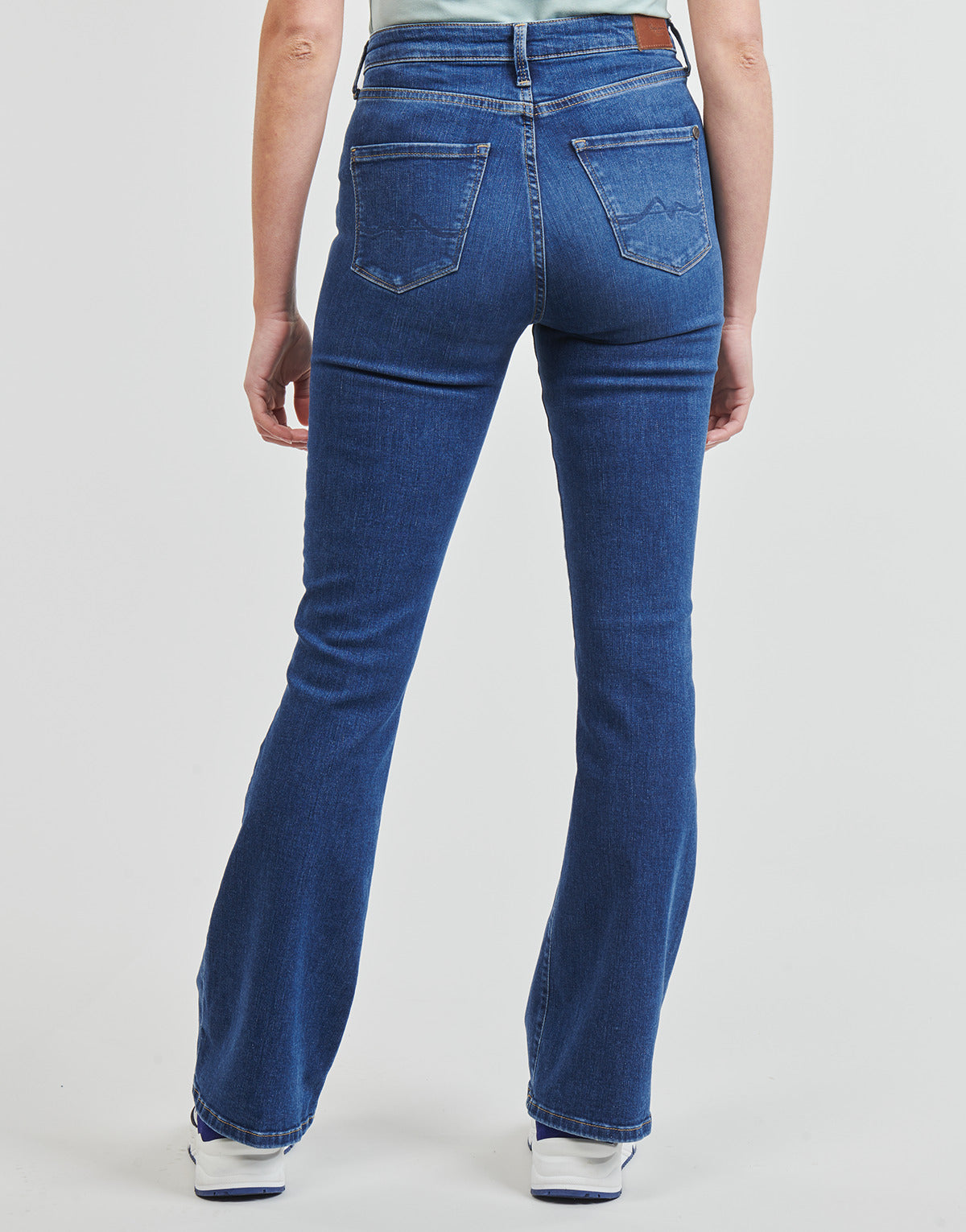 Jeans Flare Donna Pepe jeans  SKINNY FIT FLARE UHW  Blu