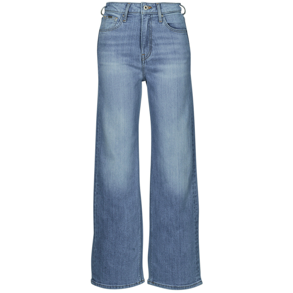 Jeans Flare Donna Pepe jeans  WIDE LEG JEANS UHW  Blu