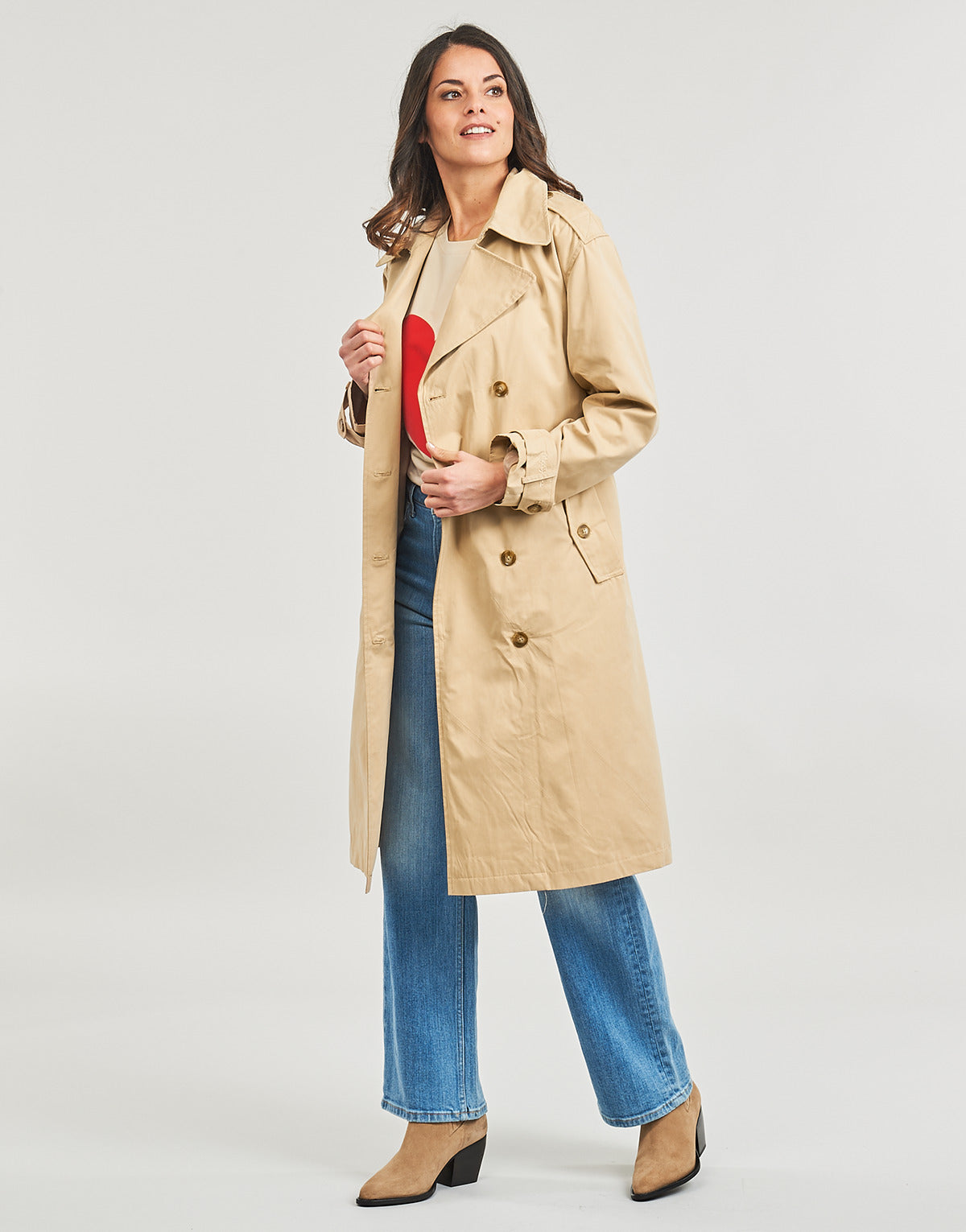 Trench Donna Pepe jeans STAR Beige