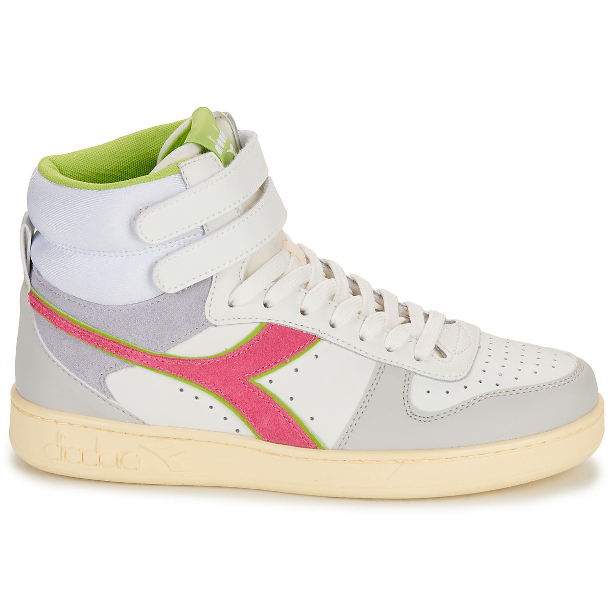 Sneakers alte Donna Diadora  MAGIC BASKET MID  Rosa