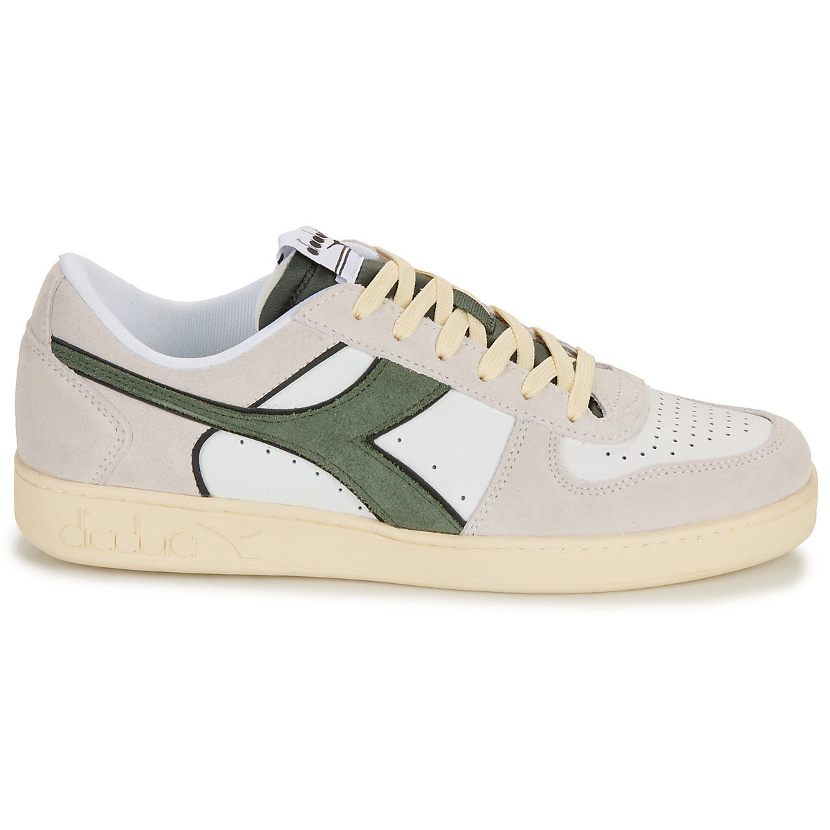 Sneakers basse Donna Diadora  MAGIC BASKET LOW SUEDE  Bianco