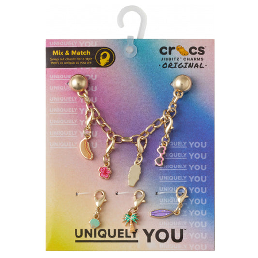 Accessori scarpe Donna Crocs  JIBBITZ Tropical Removable Charm Chain  Multicolore