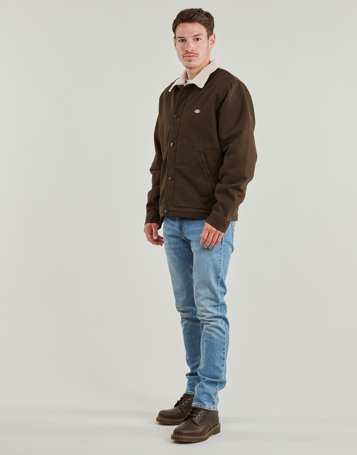 Giacca Uomo Dickies  DICKIES DUCK CANVAS DECK JACKET  Marrone