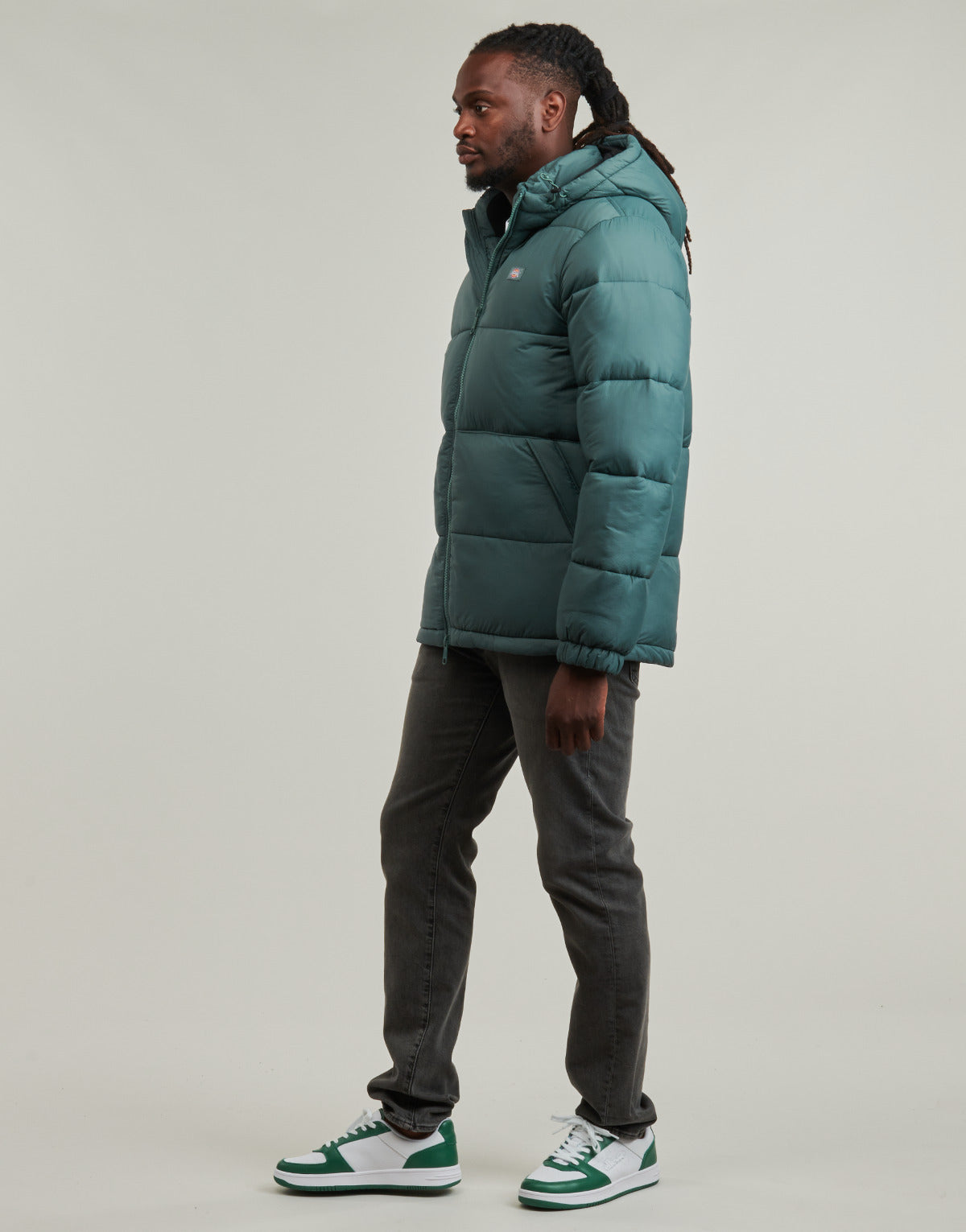 Piumino Uomo Dickies  WALDENBURG HOODED JACKET  Verde